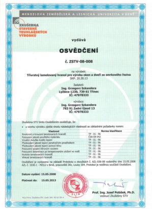 CERTIFIKÁTY